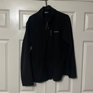 Columbia black zip up size L